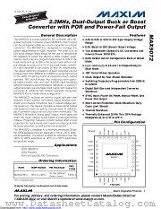 MAX5072ETJ+T datasheet pdf MAXIM - Dallas Semiconductor