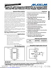 MAX5074AUP+T datasheet pdf MAXIM - Dallas Semiconductor