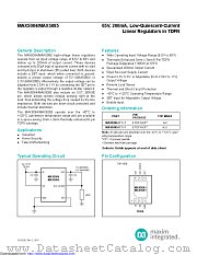 MAX5084 datasheet pdf MAXIM - Dallas Semiconductor