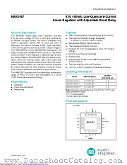 MAX5087BATE/V+T datasheet pdf MAXIM - Dallas Semiconductor