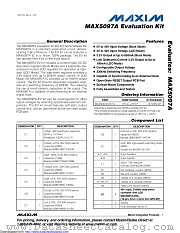 MAX5097AEVKIT datasheet pdf MAXIM - Dallas Semiconductor