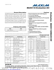 MAX5116EVKIT datasheet pdf MAXIM - Dallas Semiconductor