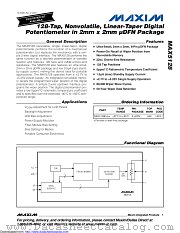 MAX5128ELA+ datasheet pdf MAXIM - Dallas Semiconductor