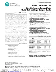 MAX5134 datasheet pdf MAXIM - Dallas Semiconductor