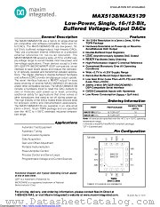 MAX5139GTE+ datasheet pdf MAXIM - Dallas Semiconductor