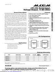 MAX5141EUA+ datasheet pdf MAXIM - Dallas Semiconductor