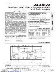 MAX5155ACEE+ datasheet pdf MAXIM - Dallas Semiconductor
