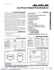 MAX5160LEUA-T datasheet pdf MAXIM - Dallas Semiconductor