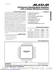 MAX5165M datasheet pdf MAXIM - Dallas Semiconductor