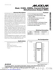 MAX5180BEEI+T datasheet pdf MAXIM - Dallas Semiconductor