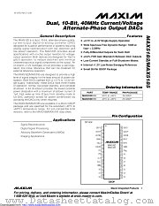 MAX5182BEEI+ datasheet pdf MAXIM - Dallas Semiconductor