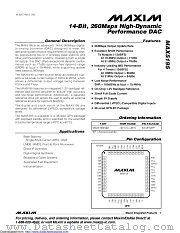 MAX5195EGM-D datasheet pdf MAXIM - Dallas Semiconductor