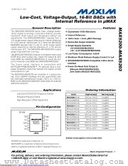 MAX5202BEUB+T datasheet pdf MAXIM - Dallas Semiconductor
