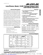 MAX525BCAP+ datasheet pdf MAXIM - Dallas Semiconductor