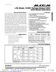 MAX5251BEAP+T datasheet pdf MAXIM - Dallas Semiconductor