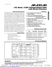 MAX5253BCAP+T datasheet pdf MAXIM - Dallas Semiconductor