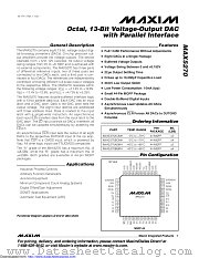 MAX5270B datasheet pdf MAXIM - Dallas Semiconductor