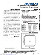 MAX5332 datasheet pdf MAXIM - Dallas Semiconductor