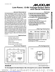 MAX535AEUA+ datasheet pdf MAXIM - Dallas Semiconductor