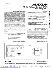 MAX5355CUA+T datasheet pdf MAXIM - Dallas Semiconductor