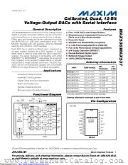 MAX537ACPE+ datasheet pdf MAXIM - Dallas Semiconductor