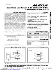 MAX5364EUT+ datasheet pdf MAXIM - Dallas Semiconductor