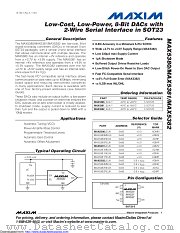 MAX5380NEUK+ datasheet pdf MAXIM - Dallas Semiconductor