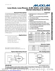 MAX5385EUT+ datasheet pdf MAXIM - Dallas Semiconductor