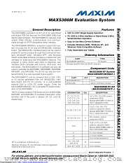 MAX5386MEVMINIQU datasheet pdf MAXIM - Dallas Semiconductor