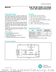 MAX5387MAUD+T datasheet pdf MAXIM - Dallas Semiconductor