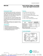 MAX5389LAUD+T datasheet pdf MAXIM - Dallas Semiconductor