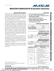 MAX5391NEVMINIQU datasheet pdf MAXIM - Dallas Semiconductor