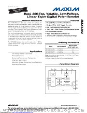 MAX5392EVKIT+ datasheet pdf MAXIM - Dallas Semiconductor