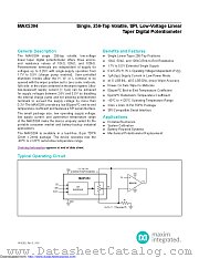 MAX5394 datasheet pdf MAXIM - Dallas Semiconductor