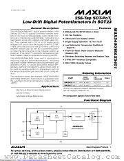 MAX5401EKA datasheet pdf MAXIM - Dallas Semiconductor
