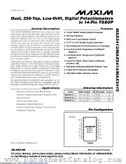 MAX5415EUD+T datasheet pdf MAXIM - Dallas Semiconductor