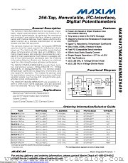 MAX5418NETA+ datasheet pdf MAXIM - Dallas Semiconductor