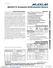 MAX5417LEVKIT datasheet pdf MAXIM - Dallas Semiconductor
