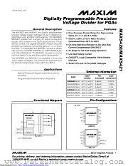 MAX5421AEUB datasheet pdf MAXIM - Dallas Semiconductor