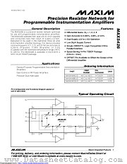 MAX5426AEUD+ datasheet pdf MAXIM - Dallas Semiconductor