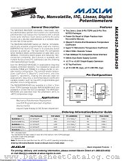 MAX5435MEZT datasheet pdf MAXIM - Dallas Semiconductor