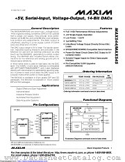 MAX545BCPD+ datasheet pdf MAXIM - Dallas Semiconductor