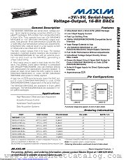 MAX5441AEUA+TG126 datasheet pdf MAXIM - Dallas Semiconductor