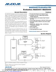 MAX544XEVKIT# datasheet pdf MAXIM - Dallas Semiconductor
