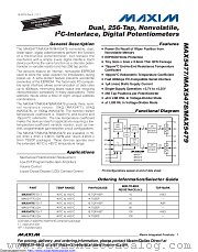 MAX5478EUD-T datasheet pdf MAXIM - Dallas Semiconductor