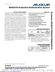 MAX5478EVKIT datasheet pdf MAXIM - Dallas Semiconductor