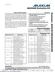 MAX5488EVKIT datasheet pdf MAXIM - Dallas Semiconductor
