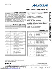 MAX5550EVKIT datasheet pdf MAXIM - Dallas Semiconductor