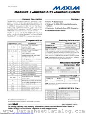 MAX5581EVCMODU datasheet pdf MAXIM - Dallas Semiconductor