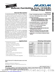 MAX5590BEUG+ datasheet pdf MAXIM - Dallas Semiconductor
